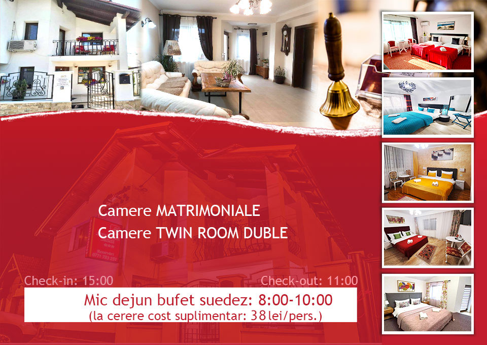 Check-in / Check out hotel Alexander House Deva